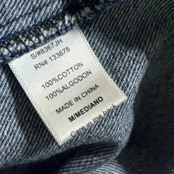 LOVE TREE Women’s Denim Embroidered Tiger Jacket - Picture 11 of 13